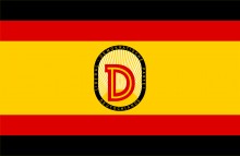 Bildinhalt: Flagge Liberal-Demokratische Partei Deutschlands (LDP, spter LDPD)