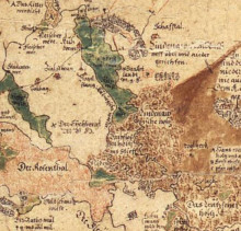 Bildinhalt: 1586-1633 Erste Kurschsische Landesaufnahme