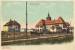 Diakonissenkrankenhaus 1901: Pfarrhaus, Krankenhaus und Diakonissen-Mutterhaus auf einer alten Ansichtskarte