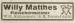 Werbeanzeige fr Fleischermeister Matthes in der Kuhturmstr. 18 aus dem Adressbuch von 1943
